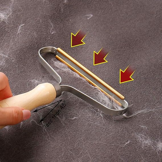 Lint remover pellet scraper for clothes pet hair cleaning roller